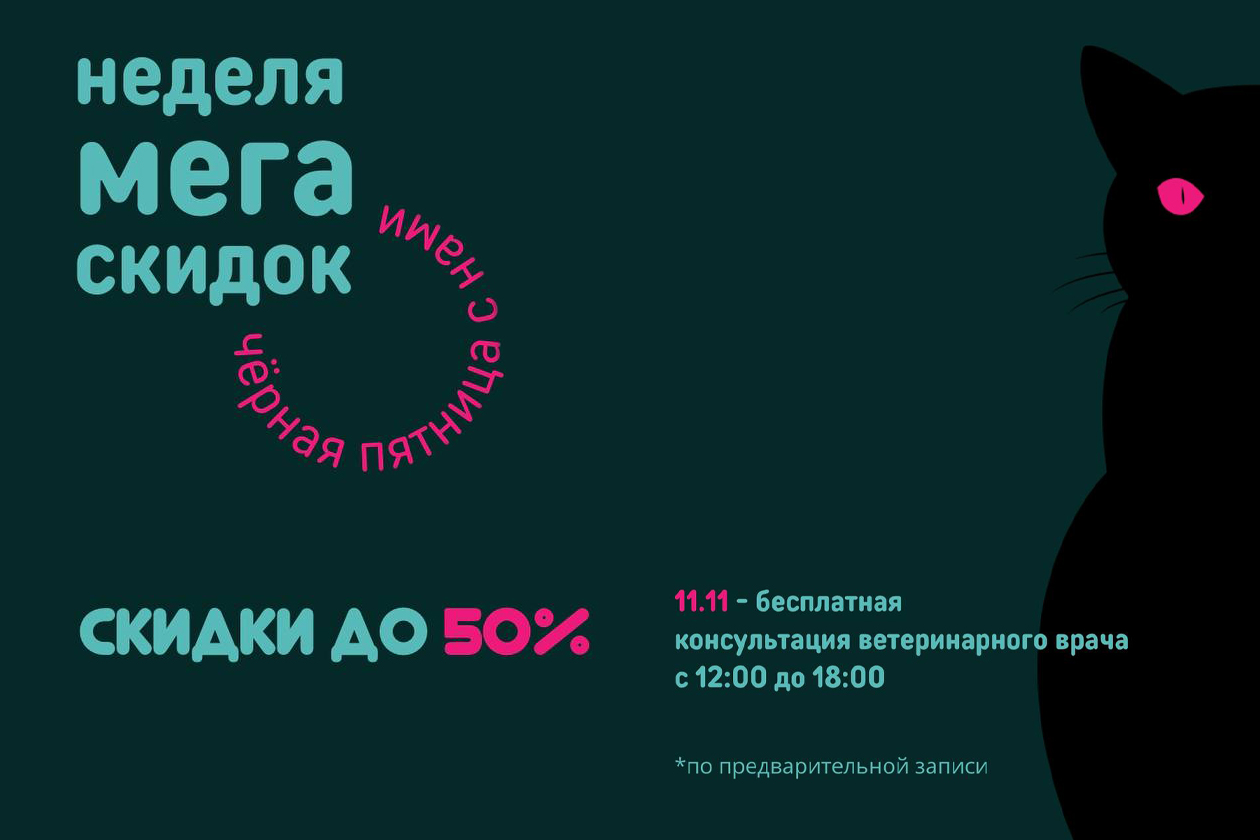 Черная пятница: неделя мега-скидок до 50%!