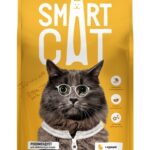SMART CAT, Сухой корм д/кошек, курица, 400 гр.