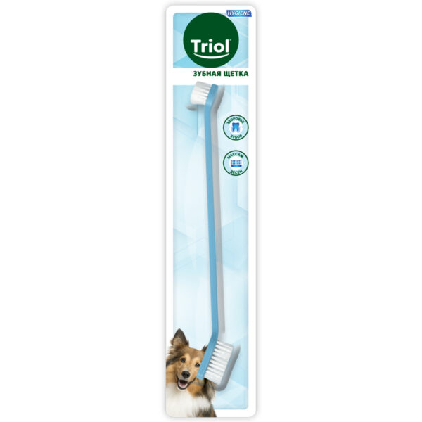 TRIOL, Зубная щетка (блистр) двусторонняя 210 мм.