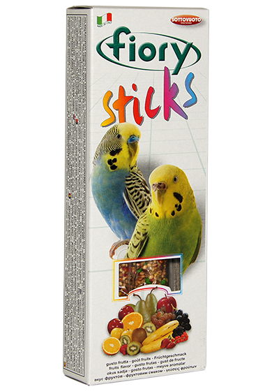 FIORY, Палочки для попугаев "Sticks" с фруктами, 2х30 гр.