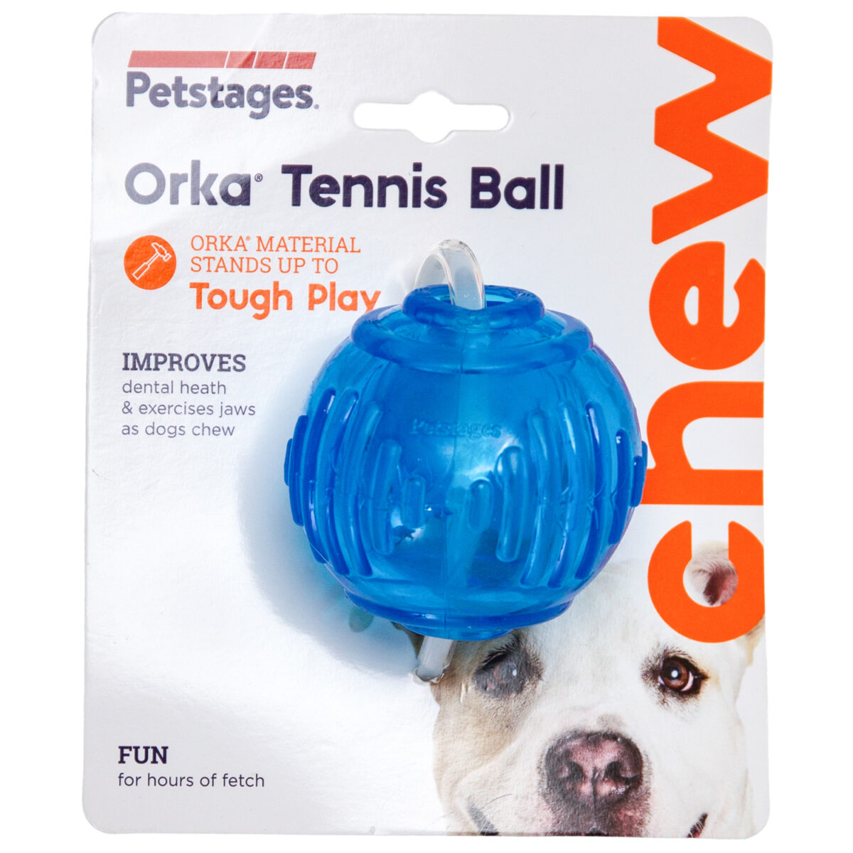 PETSTAGES, Игрушка д/собак, орка теннисный мяч, 6 см.