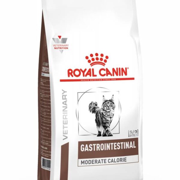 ROYAL CANIN, Сухой корм д/кошек GastroIntestinal Moderate Calorie Veterinary, 400 гр.