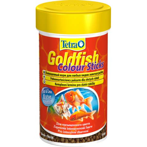 TETRA Goldfish Colour Sticks, Корм в палочках для улучшения окраса золотых рыбок, 100 мл.