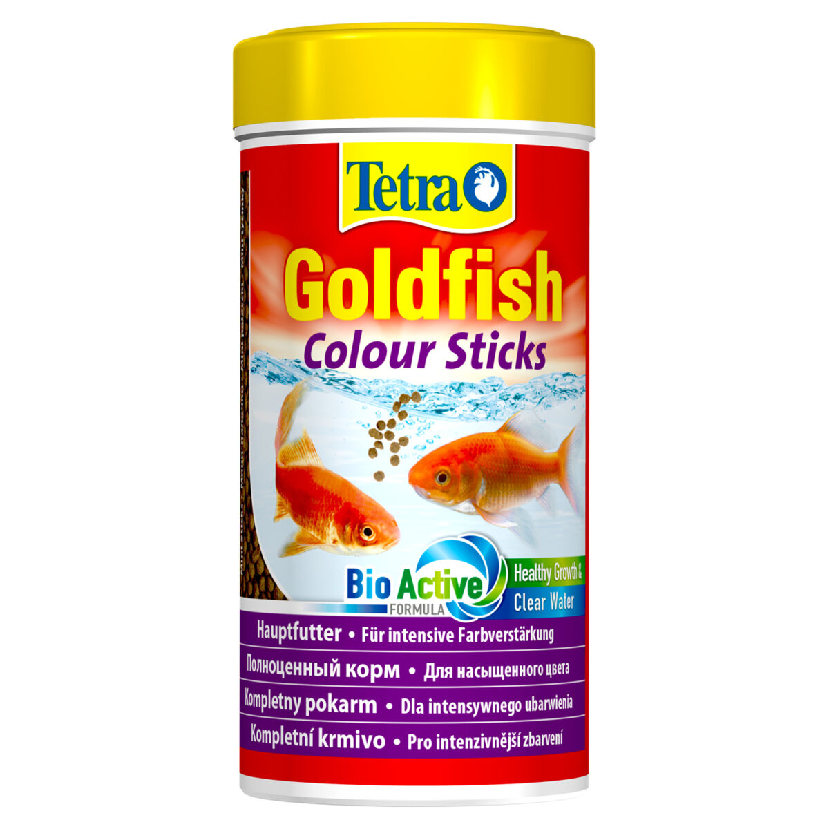 TETRA Goldfish Colour Sticks, Корм в палочках для улучшения окраса золотых рыбок, 250 мл.