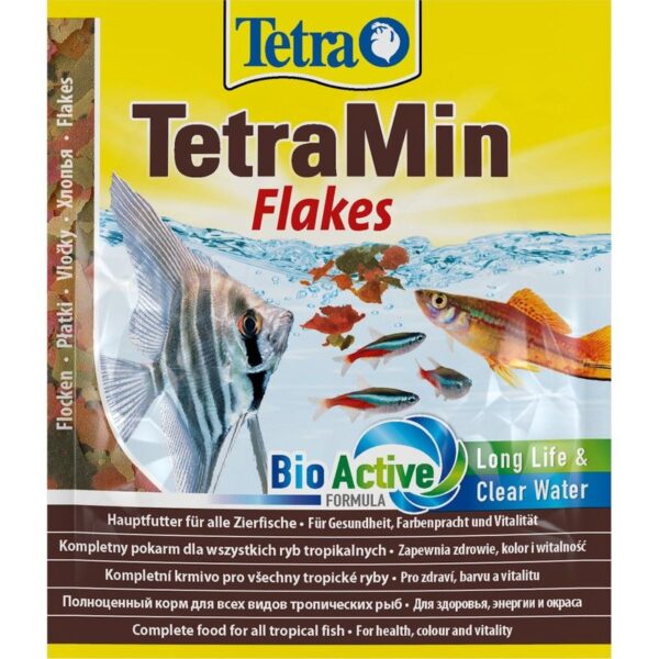 TETRA Min, Корм для всех видов рыб в виде хлопьев, 12 гр.
