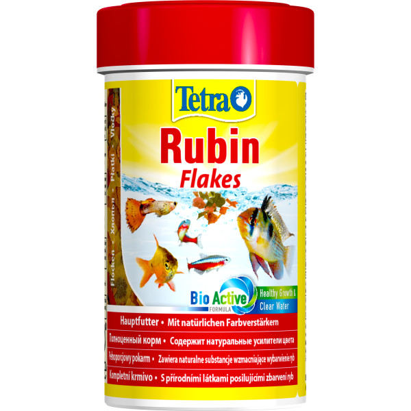 TETRA Rubin, Корм д/улучшения окраса всех видов рыб в хлопьях, 12 гр.