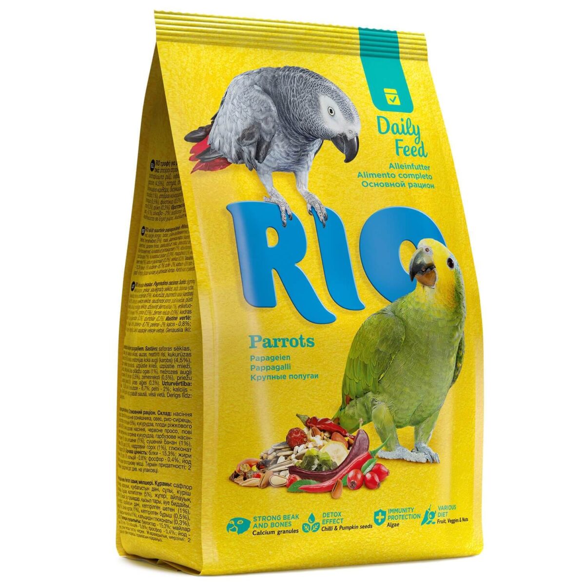 RIO, Корм для крупных попугаев, 500 гр.