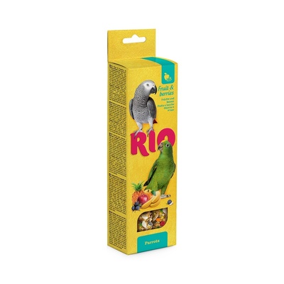 RIO, Лак-во палочки д/попугаев с фруктами и ягодами, 2х90 гр.