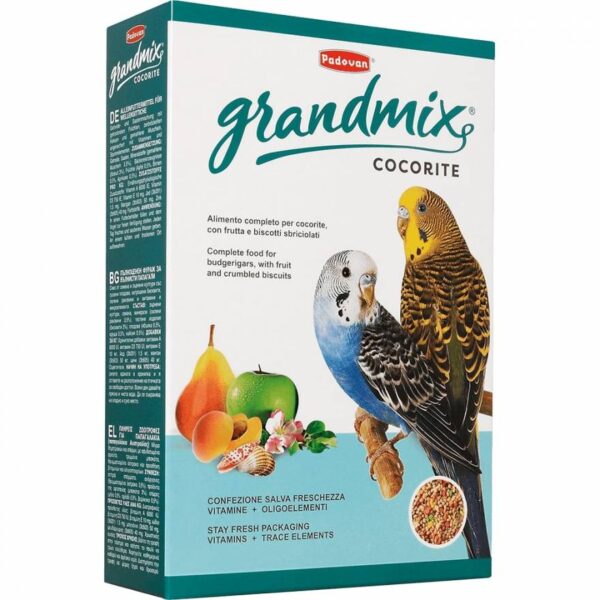 PADOVAN, Корм для волнистых попугаев "Grandmix Cocorite", 1 кг.