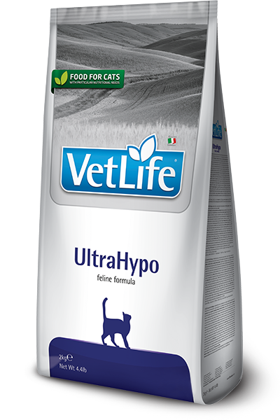 VETLIFE, Сухой корм д/кошек ультрогипоаллергенный UltraHypo, 400 гр.
