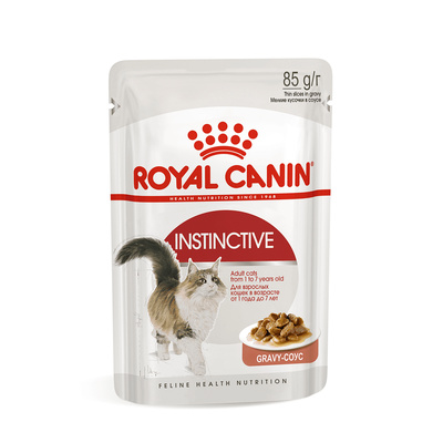 ROYAL CANIN, Паучи д/кошек Instinctive,в соусе 1-7 лет, 85 гр.