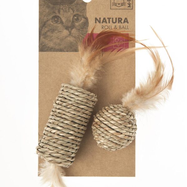M-PETS, Игрушка д/кошек "natura roll ball", 20х3 см.