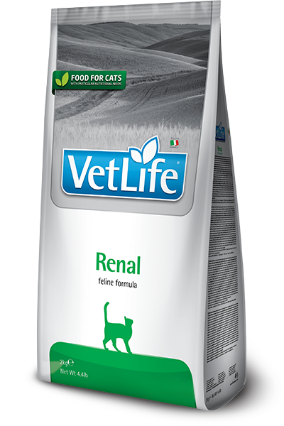 VETLIFE, Сухой корм д/кошек с почечными заболеваниями Renal, 2 кг.