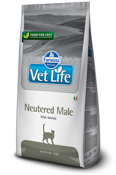 VETLIFE, Сухой корм д/кастрированных котов Neutered Male, 2 кг.
