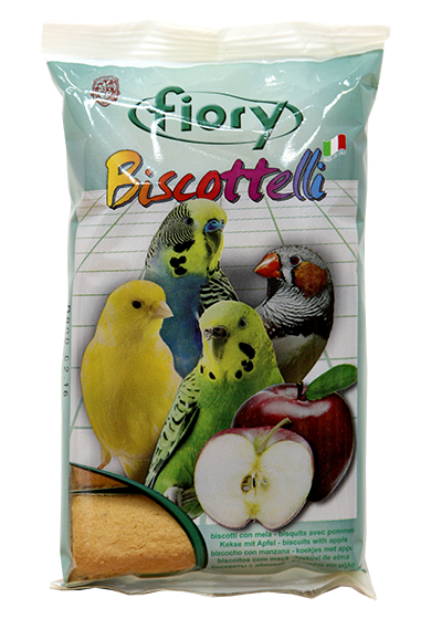 FIORY, Бисквиты для птиц "Biscottelli" с яблоком, 35 гр.