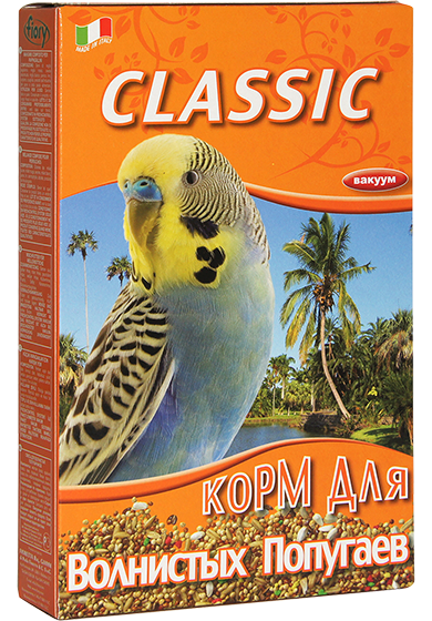 FIORY, Корм для волнистых попугаев "Classic", 800 гр.