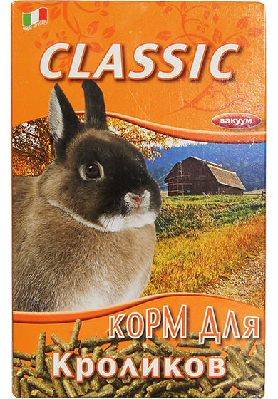 FIORY, Корм для кроликов "Classic" гранулированный, 680 гр.
