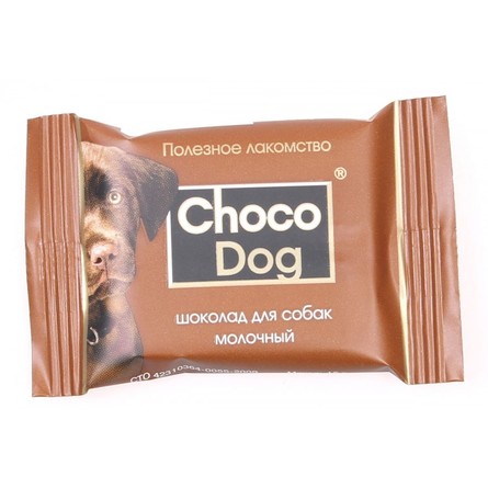 CHOCO DOG, Лакомство д/собак, шоколад молочный, 15 гр.