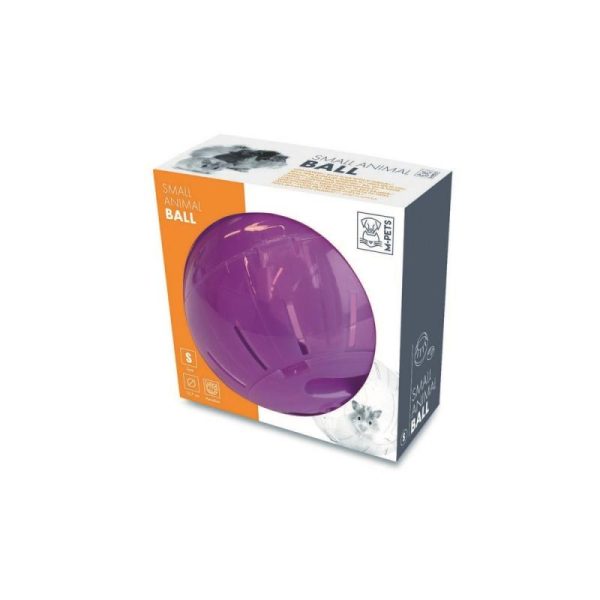 M-PETS, Прогулочный шар для хомяков, фиолетовый, 13 см.