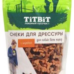 TITBIT, Лак-во д/собак, снэки для дрессуры с индейкой, 100 гр.