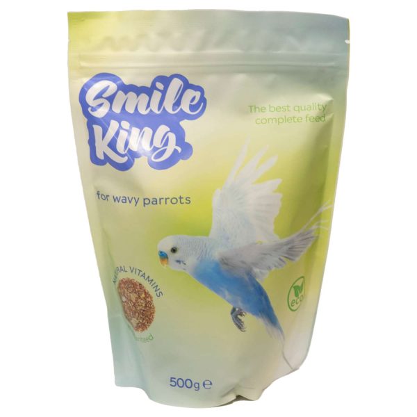 SMILE KING, Корм для волнистых попугаев, 500 гр.