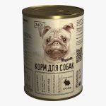 MYPETS, Полнорационные консервы д/собак мясное ассорти с кроликом, 340 гр.