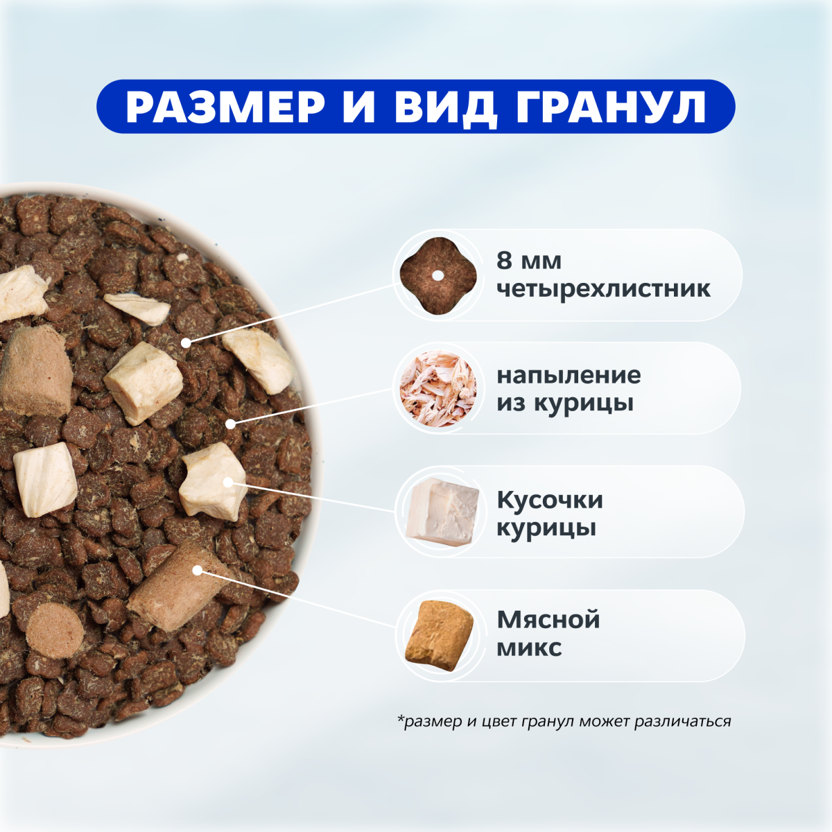 PET MI, Полнорационный сухой корм для кошек со свежим мясом кролика и сыром, 1,5 кг.