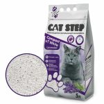 CAT STEP, Наполнитель минеральный white lavender, с аром. лаванды, 5 л./4,2 кг.