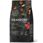 GRANDORF FRESH CAT, Сухой корм д/котят со свежим ягненком и бататом, 2 кг.