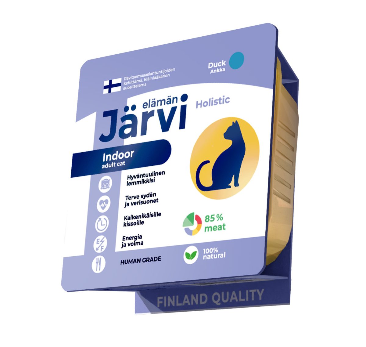 JARVI, Паштет д/домашних кошек с уткой, 100 гр.