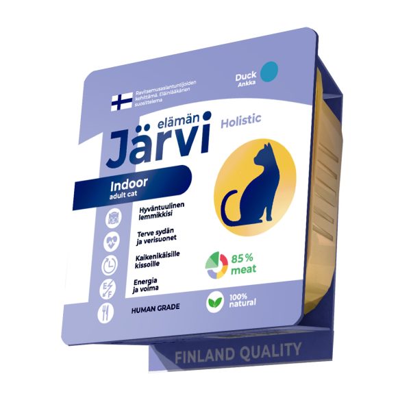 JARVI, Паштет д/домашних кошек с уткой, 100 гр.