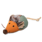 GIGWI, Игрушка д/кошек, мышка со звуковым чипом, 9 см.