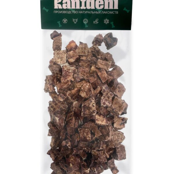 KANIDENI, Лакомство д/собак, кубики говяжьего лёгкого, 100 гр.