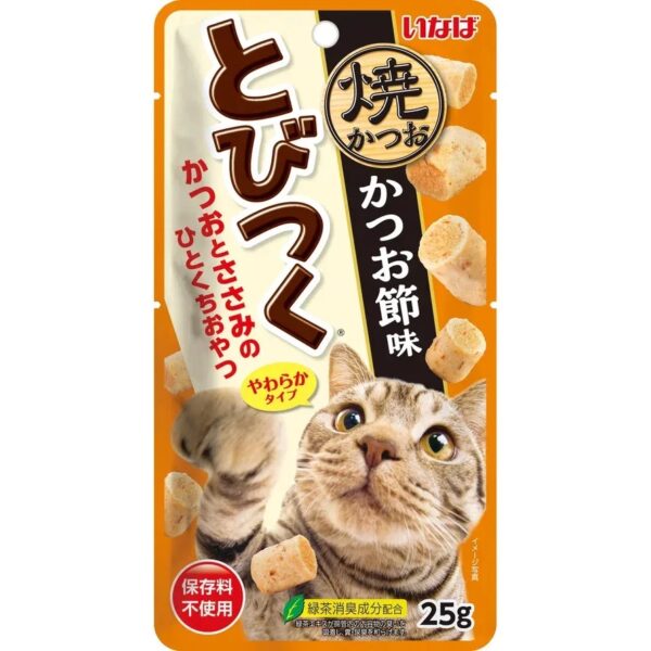 INABA TOBITSUKU, Запеченное лакомство д/кошек, со вкусом кацуобуси, 25 гр.