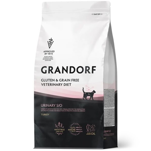 GRANDORF VET, Сухой корм д/кошек Urinary S/O, 400 гр.