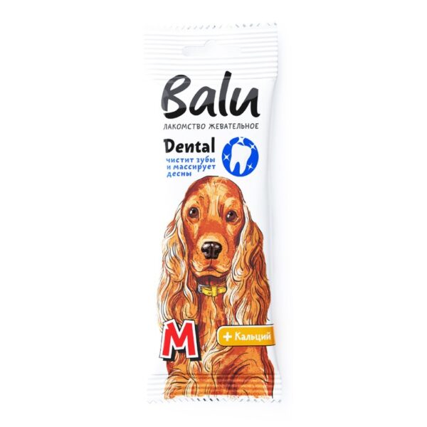 BALU, Лакомство д/собак средних пород, размер М, 36 гр.
