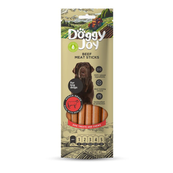 DOGGY JOY, Мясные колбаски из говядины, 45 гр.
