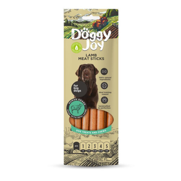 DOGGY JOY, Мясные колбаски с ягненком, 45 гр.